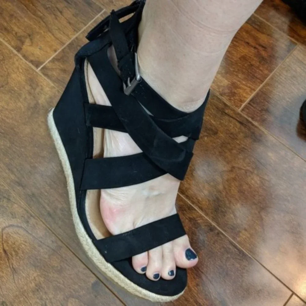 Platform Espadrille Sandals - Picture 6 of 7